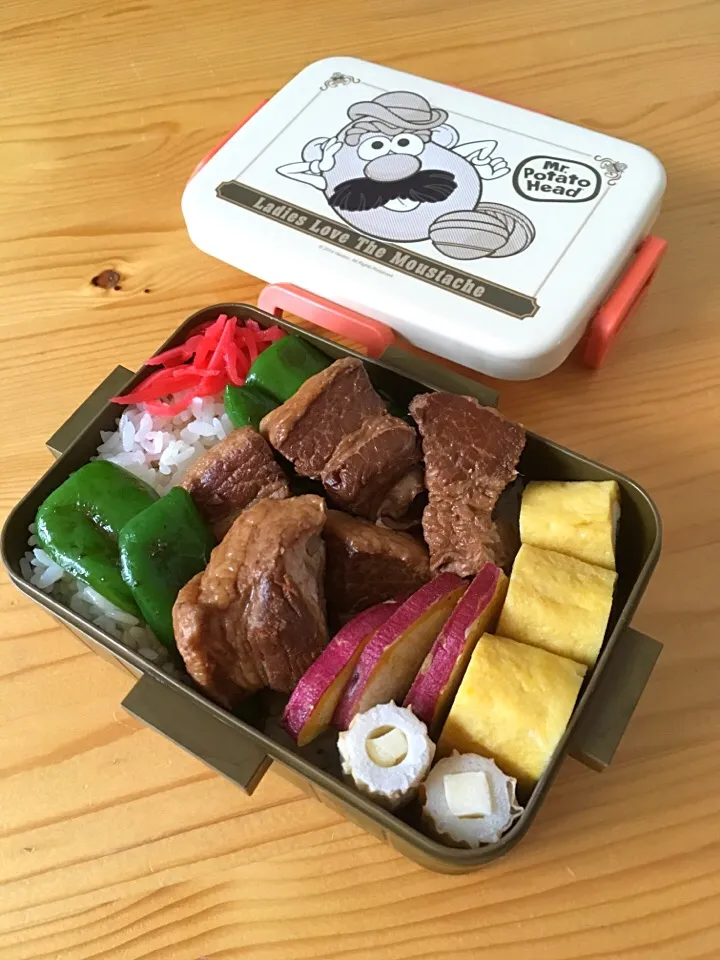 9.28豚の角煮弁当|まゆさん