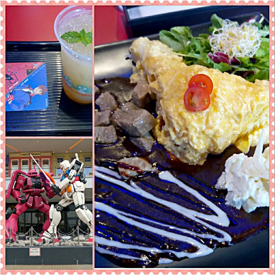 9/28 GUNDAM cafe #ガンダム　 #Zガンダム　 #大阪|タップダンスシチーさん