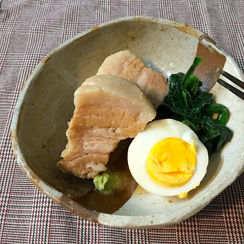 今日のおかず味ポン角煮|mituさん