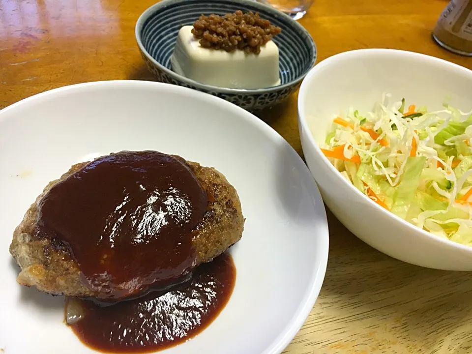 ハンバーグ
肉味噌豆腐|ちゃんつぐさん