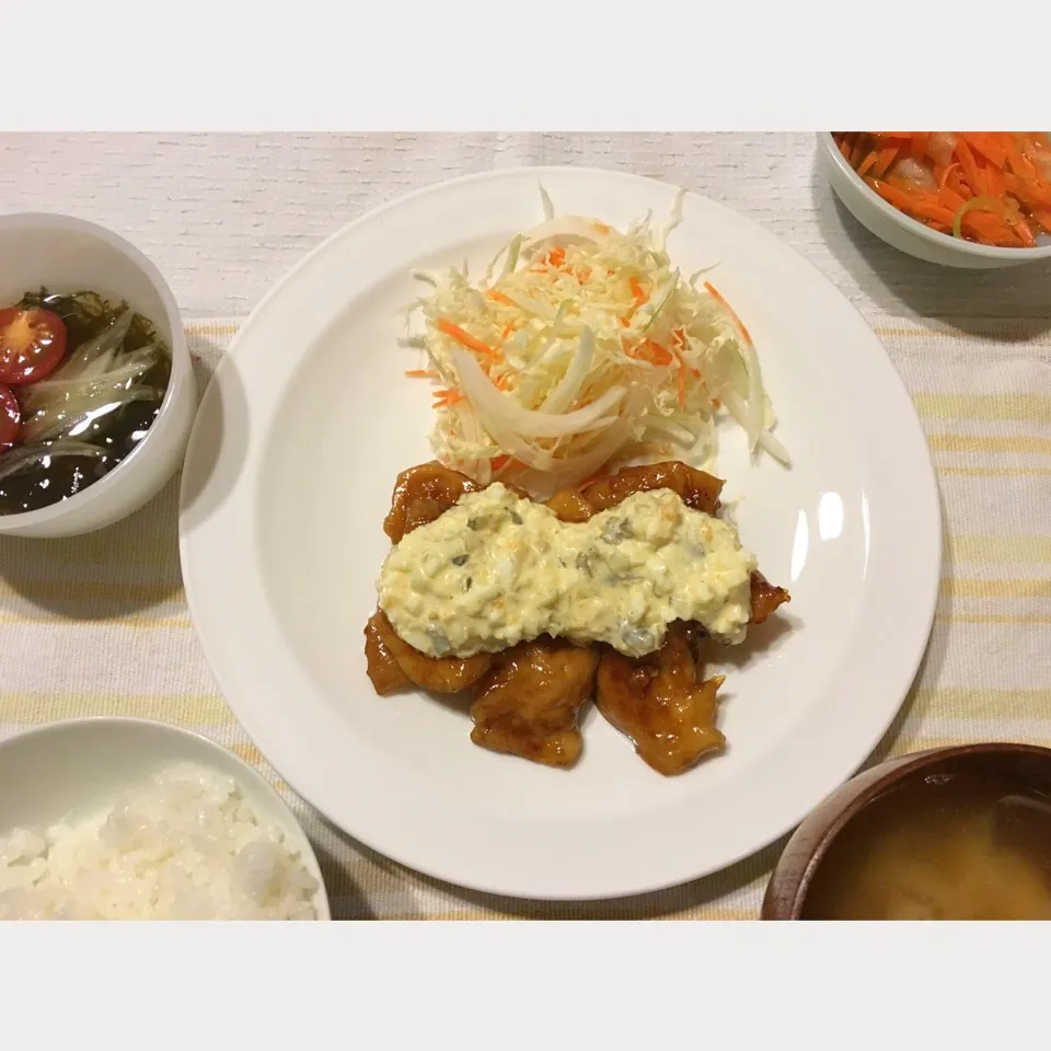 鶏胸肉でチキン南蛮|ことりさん