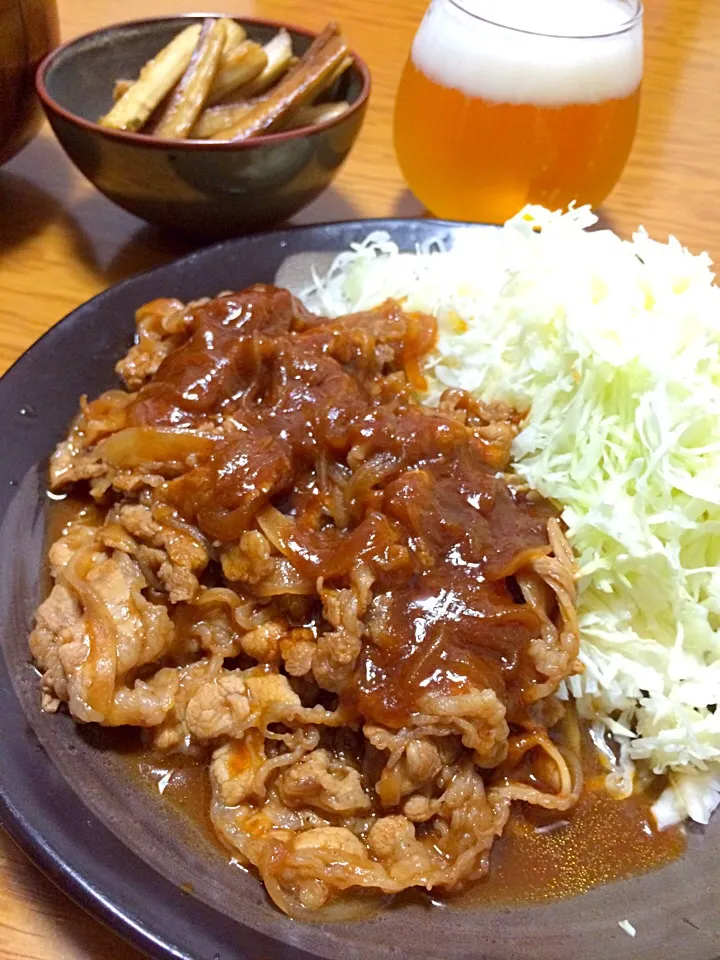 牛肉のソース焼き|風流料理人さん