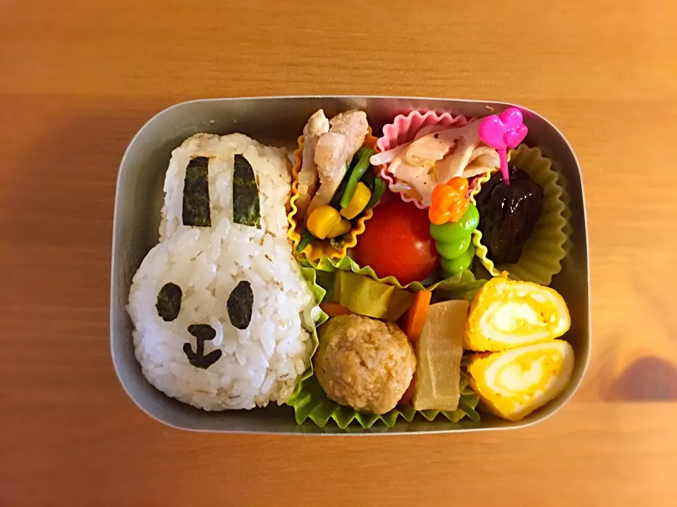 幼稚園お弁当（うさぎ）|りんごさん