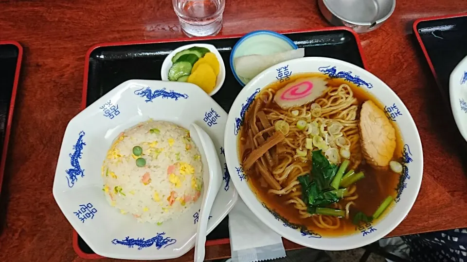 半チャーハン&ラーメン|まぐろさん