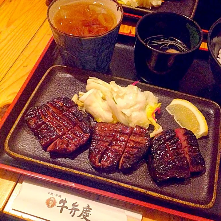 特上生タン炭火焼定食🐮✨🍚@新橋 牛弁慶|K.Sさん