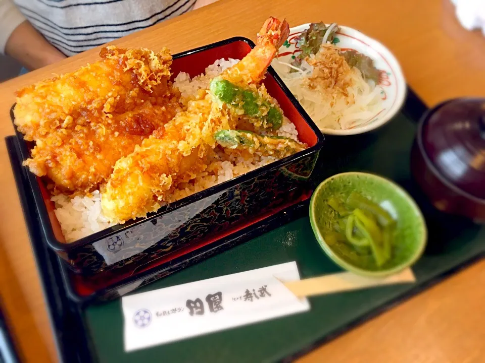 活あなご、えび天丼|さおりんさん