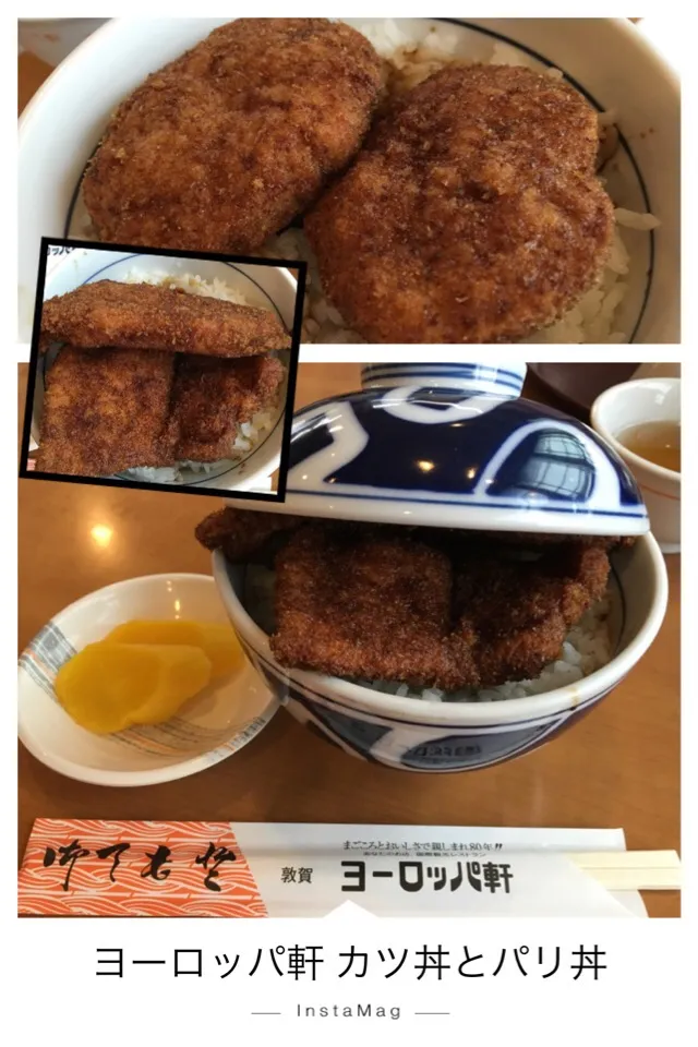 ヨーロッパ軒のカツ丼とパリ丼|みゅうさん