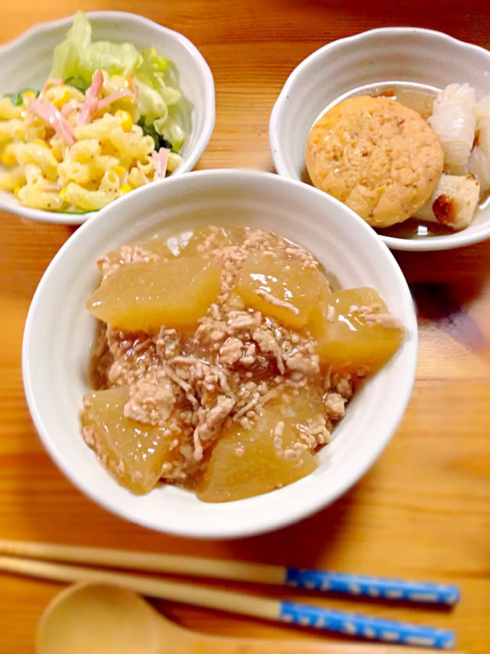 冬瓜のひき肉あんかけ丼|ともさん