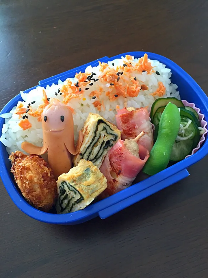 ホタテフライとソーセー人弁当|kiicoさん