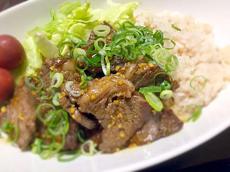 カットステーキ丼★|RIEママさん