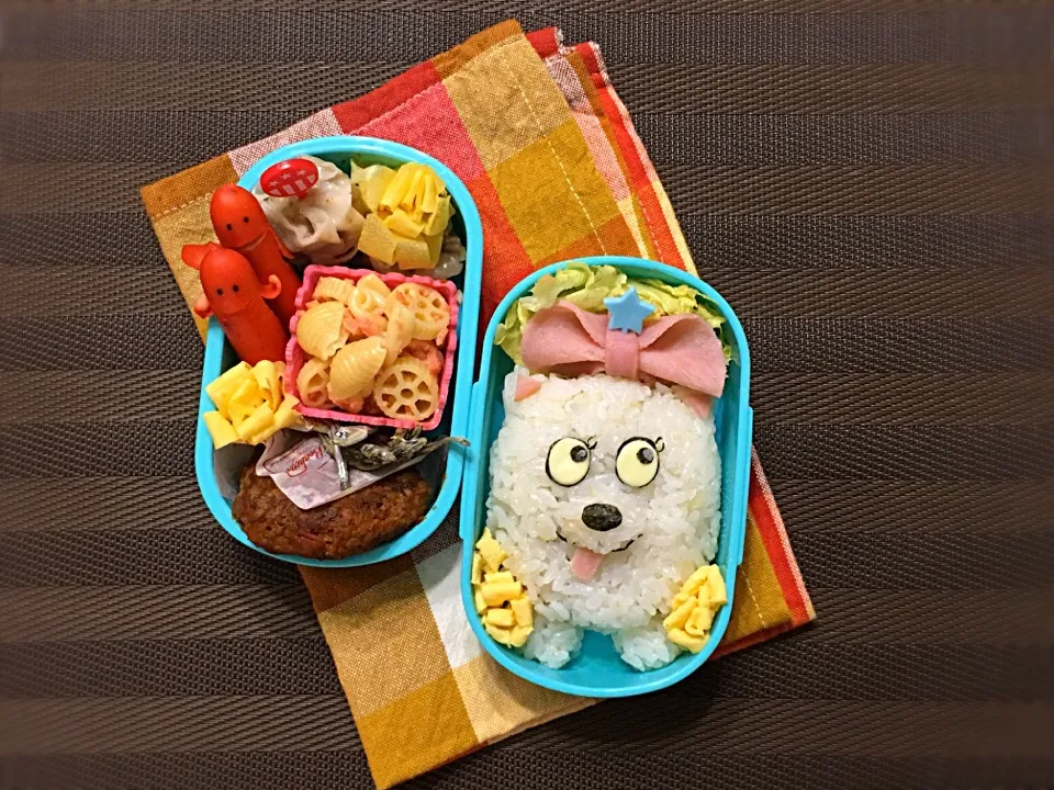 Snapdishの料理写真:ギジェット弁当 映画ペット|あきとんとんさん