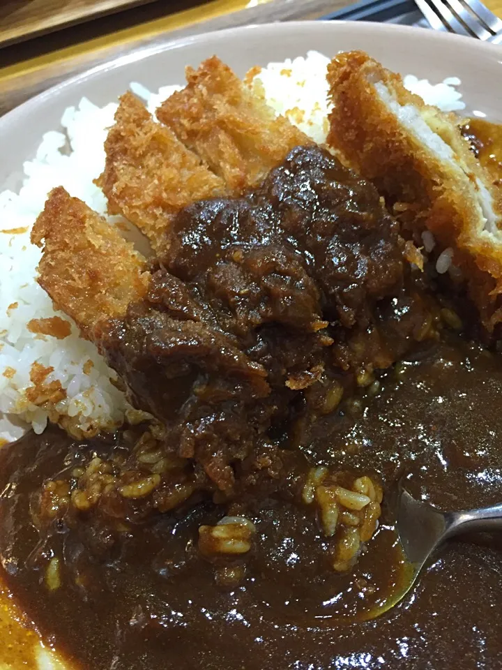 田中カレー ロースカツ大盛り|たかさんさん