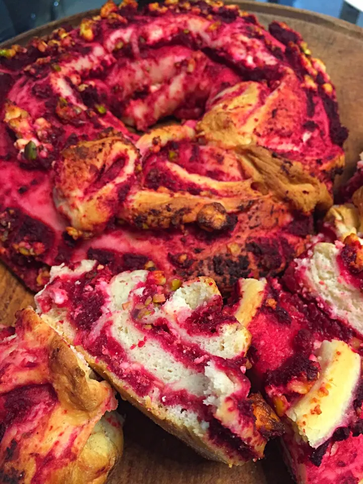 Beets and Greek feta cheese bread❣🇬🇷|aястасияさん