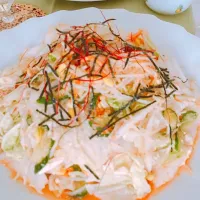 白菜、豆もやし、豆腐 の韓国風サラダサラダ|ビビノンさん