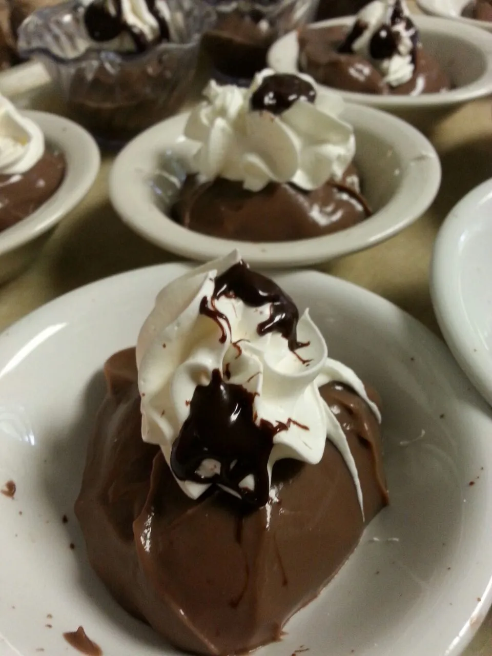 chocolate pudding dessert for the folks at work.|Polly Gelfusoさん