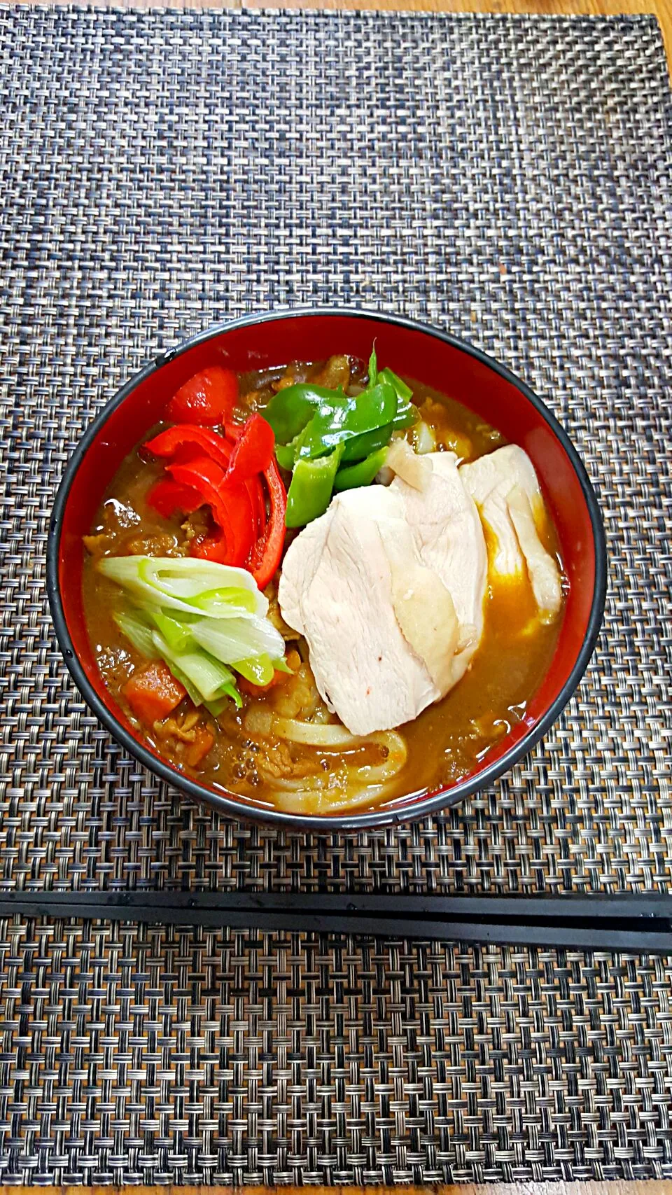 Snapdishの料理写真:昼めし　カレーの残りで　カレーうどん❗|クッキングオヤジさん