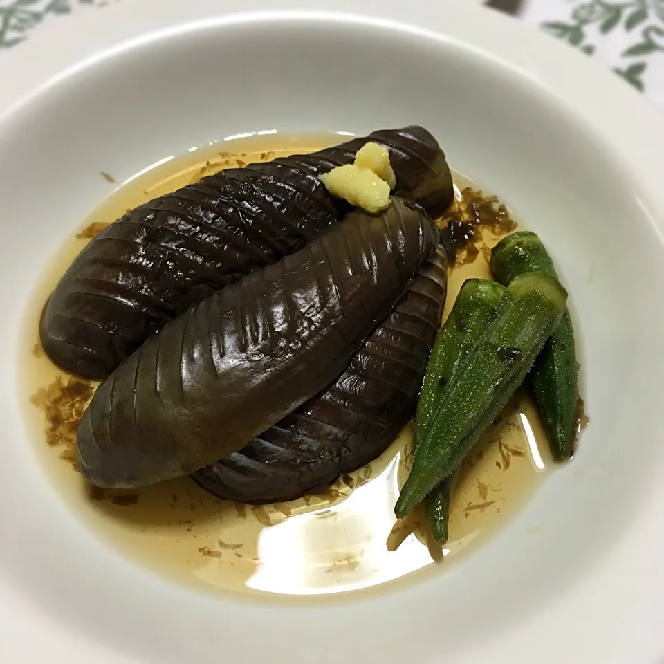 咲きちゃんさんの料理 鰹薫る冷やし茄子🍆 を鰹節ごと。|こいちさん