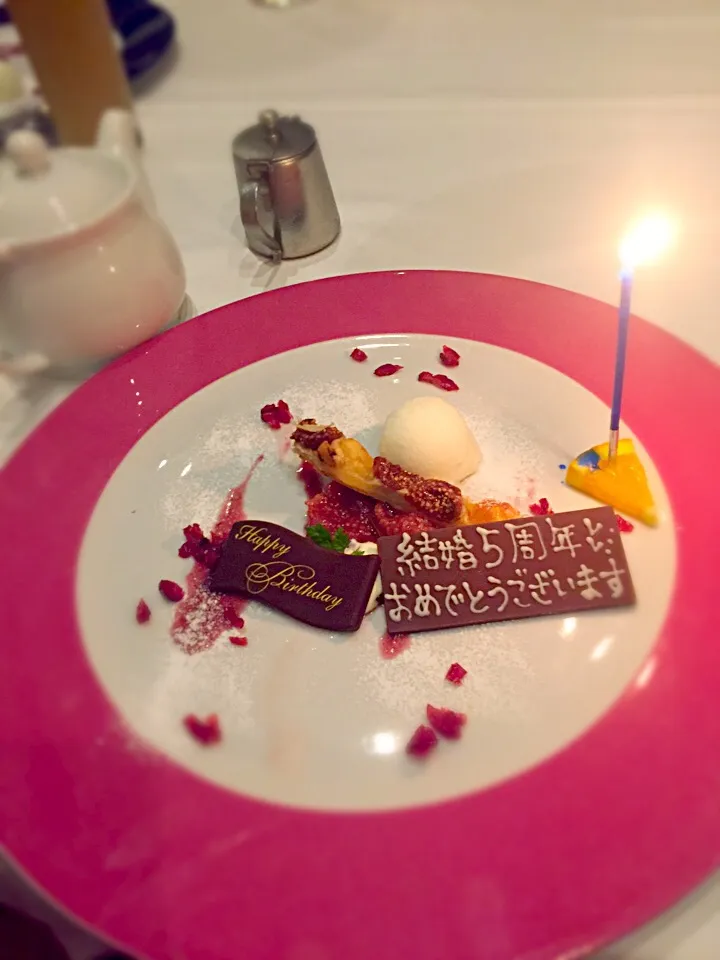 Snapdishの料理写真:祝5周年|Kaho Fukuiさん