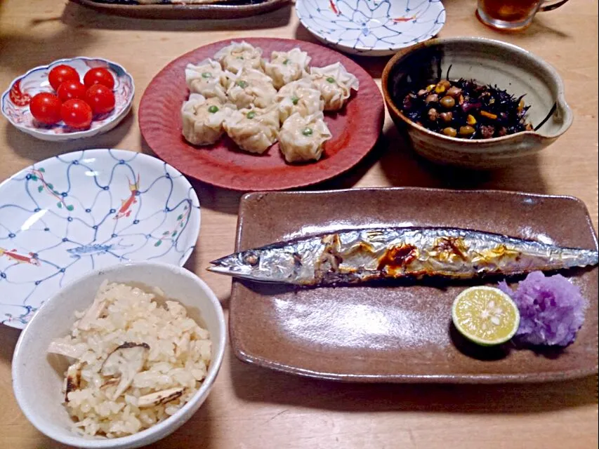 松茸ご飯定食|シホさん