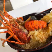 Snapdishの料理写真:伊勢海老天丼|Kato Kentaさん