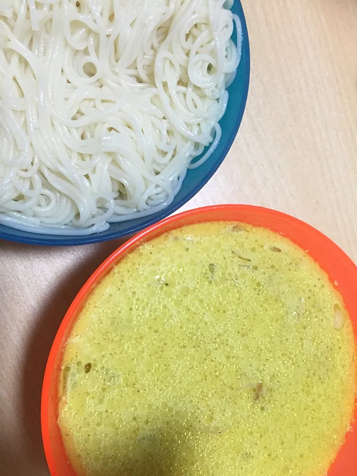 ツナカレーそうめん|かなぽさん