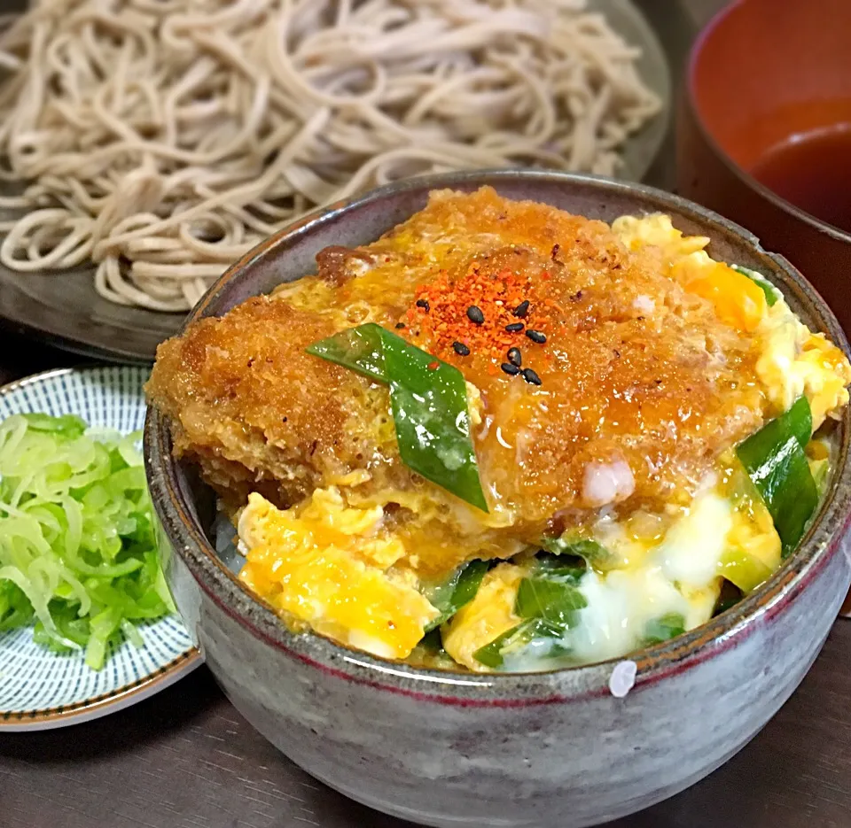 昼ごはん もりそばカツ丼セット|ぽんたさん