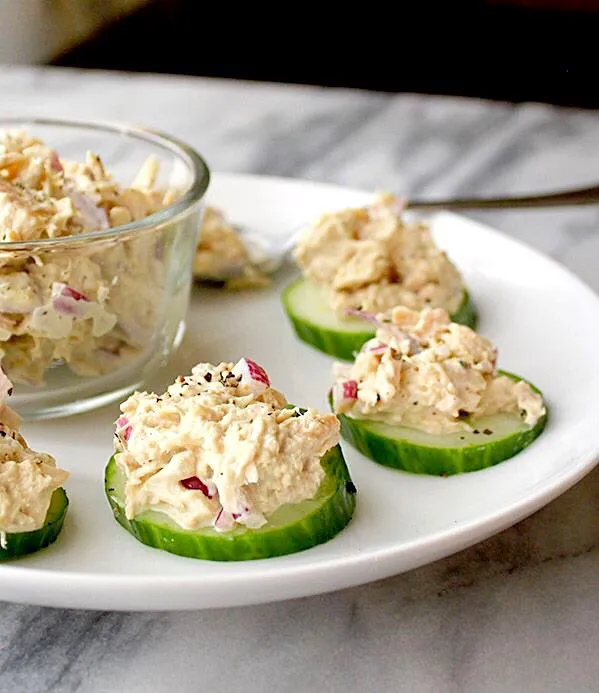 Tuna and cucumber salad|페이さん