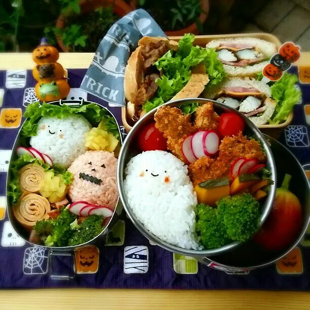 旦那さんと私のお弁当♪|kyujaさん