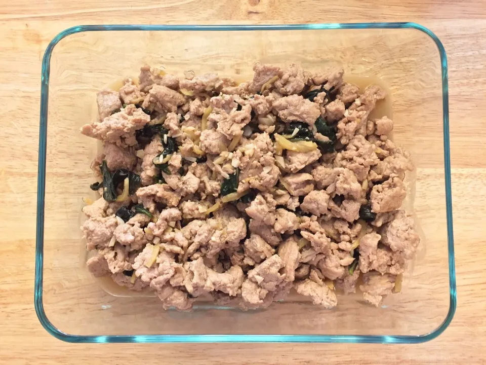 Basil Ground Turkey with Ginger & Wine|Anne Willさん