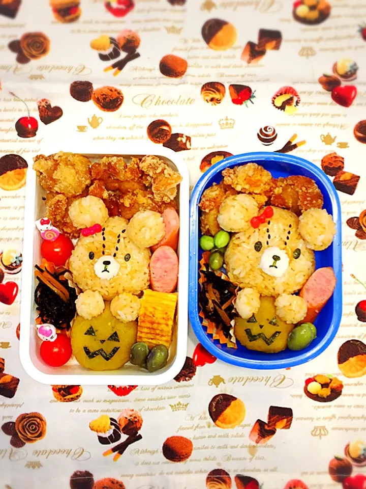 Snapdishの料理写真:ジャッキーのハロウィンお弁当☆|makoryuneさん