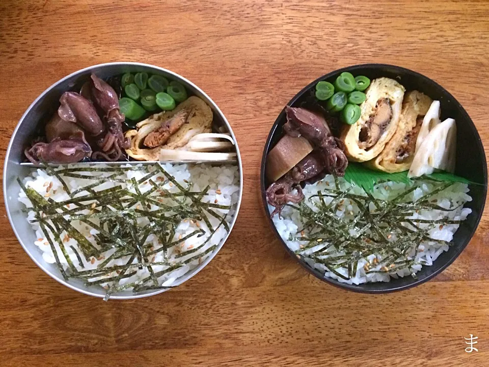 Snapdishの料理写真:弁当65 くコ:彡 ≡＝－|まる(丸大豆)さん