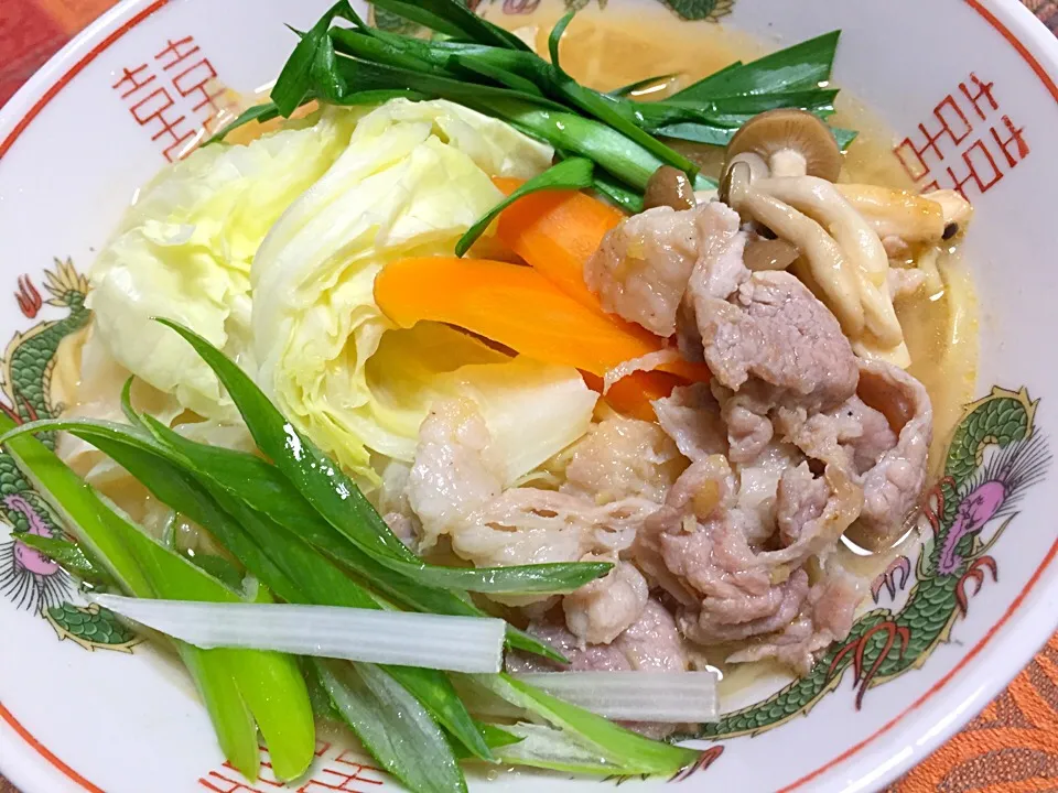 Snapdishの料理写真:まつやとり野菜みそラーメン|Yuko Kisoさん