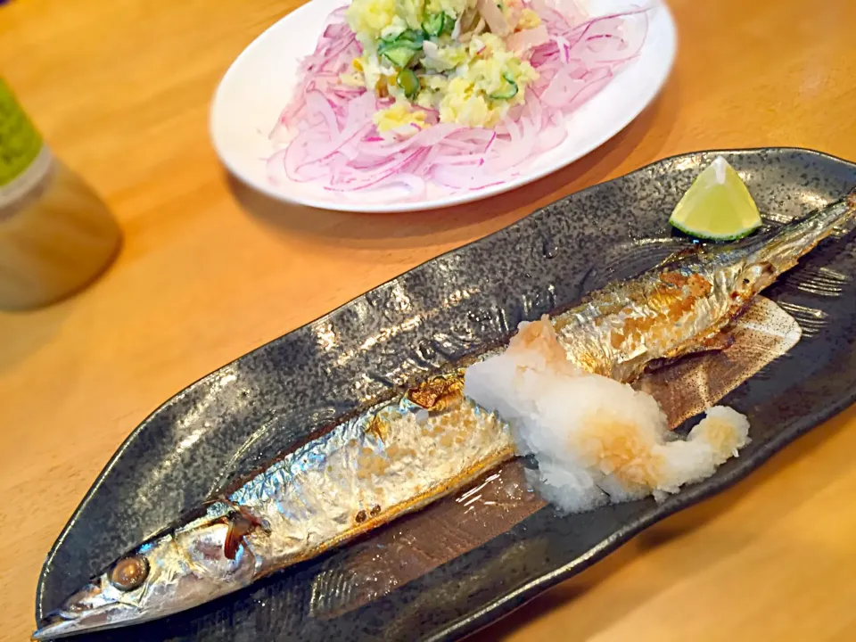 焼き秋刀魚〜宮崎県産へべす添え〜|めぐみさん