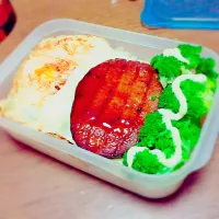 ロコモコ風弁当↑|さやさん