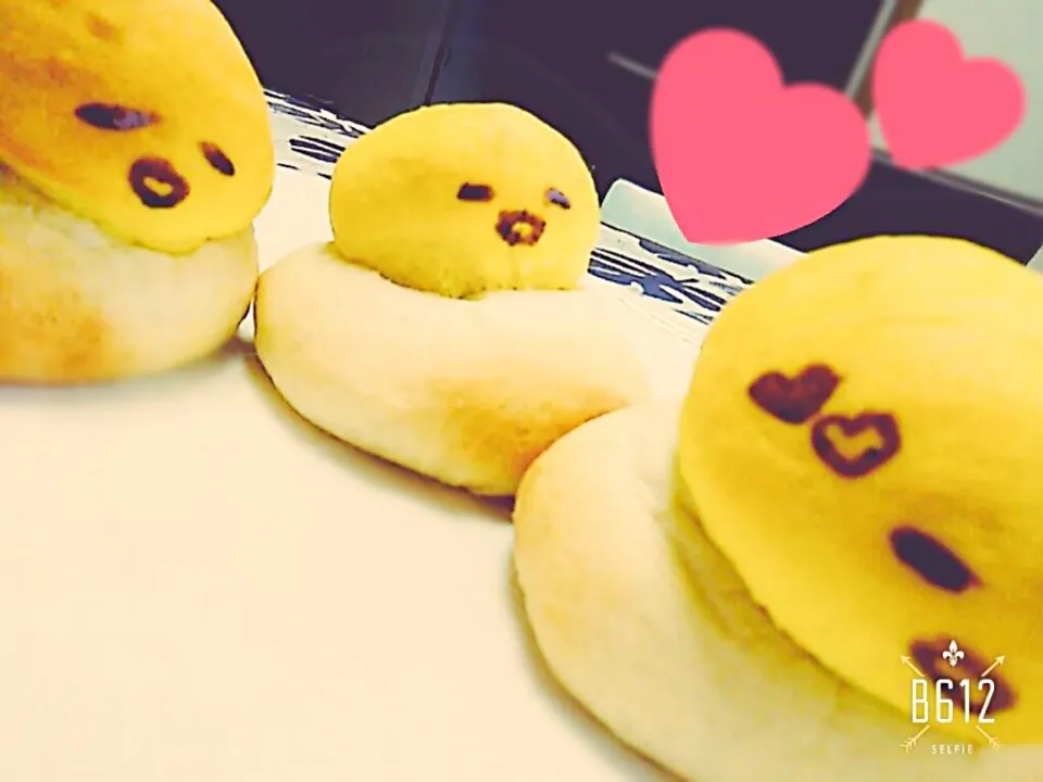 Snapdishの料理写真:ぐでたまパン🍞|miuさん