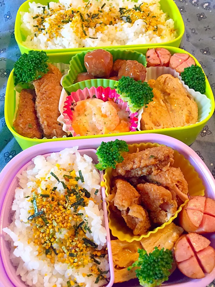 Snapdishの料理写真:手羽先甘辛揚げ弁当🍱|asamisaraさん