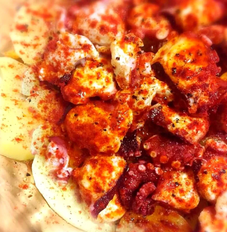 Snapdishの料理写真:タコのガリシア風(pulpo a feira/pulpo a la gallega)|あびょさん