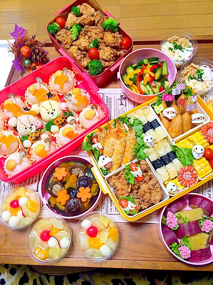 10月幼稚園の運動会弁当♡(>◡<)♡|CHIIAKIさん