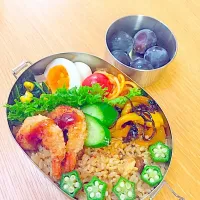 Snapdishの料理写真:中3男子お弁当|Emi Nishioさん