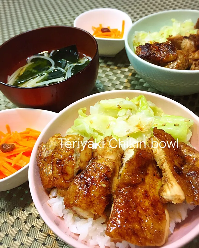 照り焼きチキン丼🍴|もかもいさん