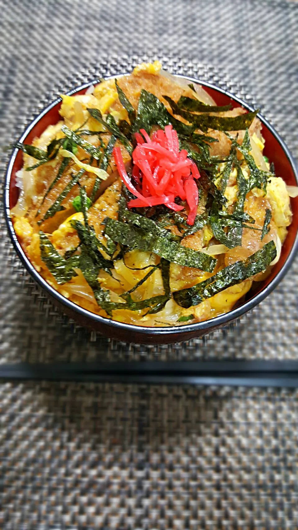 息子　晩飯😍   カツ丼🐷🐷🐷🐷|クッキングオヤジさん