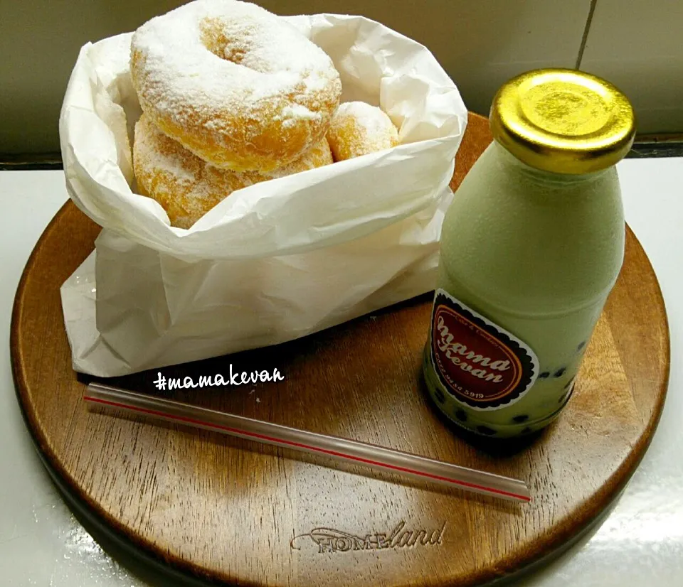 Pumpkin Doughnut & Greentea Bubble|meilizaさん