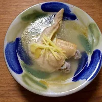 Snapdishの料理写真:手羽先の塩生姜煮込み|ミキティさん