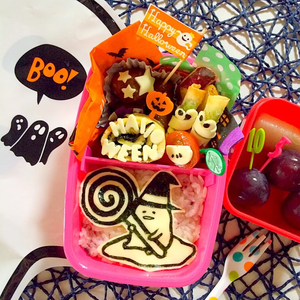 Snapdishの料理写真:娘弁当 Halloween|Juriさん