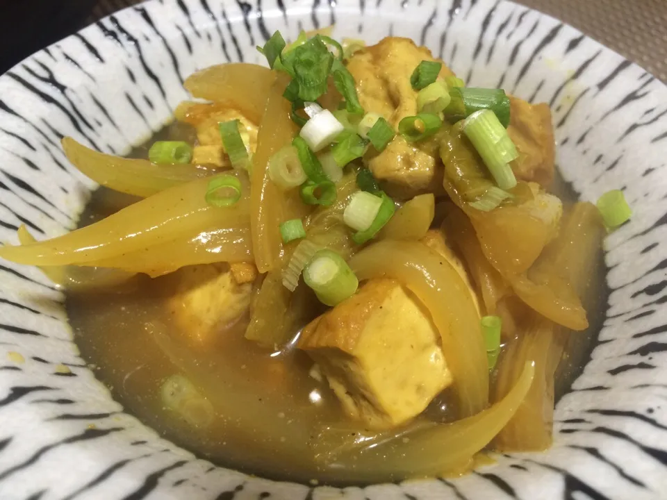 キャベツと厚揚げの煮物のリメイク|ひーくんさん