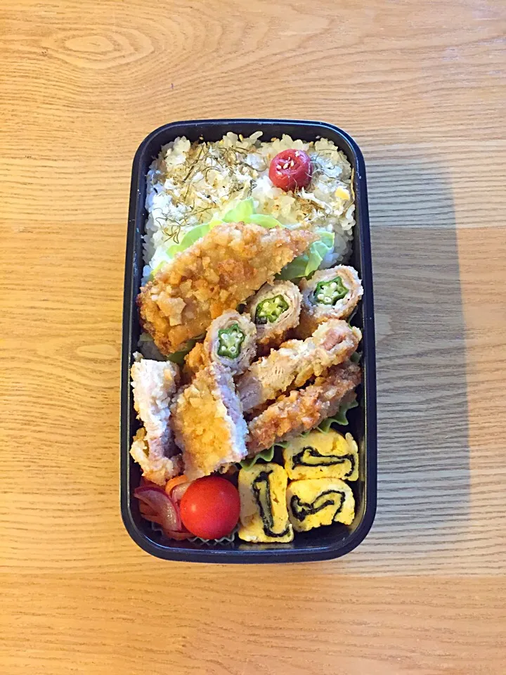 豚かつ＊弁当♪|hiromiさん