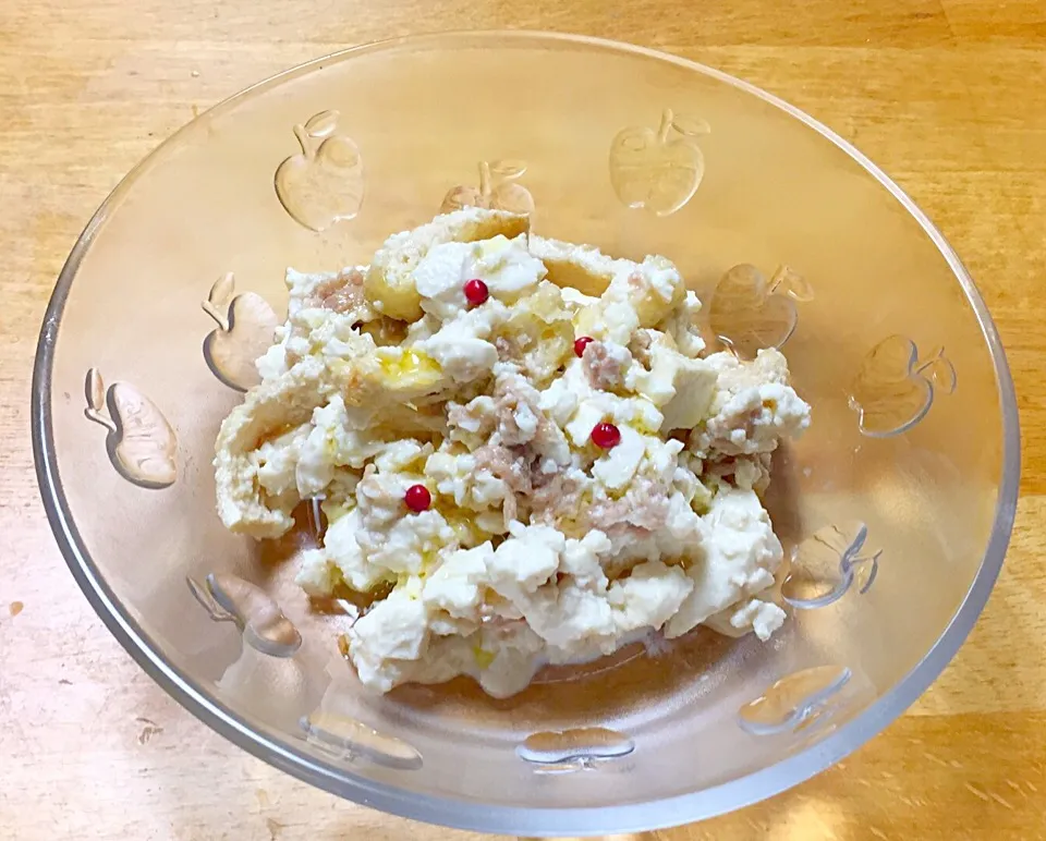 油揚げの白あえ
(豆腐、油揚げ、シーチキン)|Naoto Omasaさん