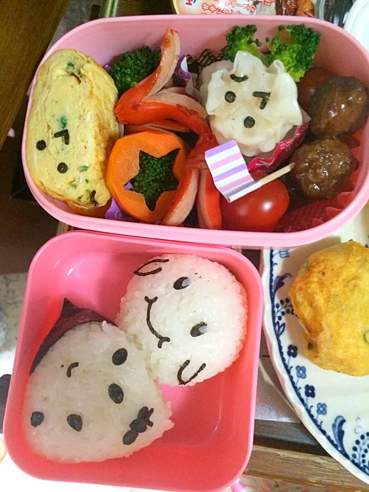 Snapdishの料理写真:ゆりさの弁当
手抜きバージョン|ゆりささん