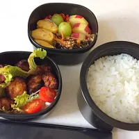 Snapdishの料理写真:下味しっかり鶏胸からあげ弁当|sakuraさん