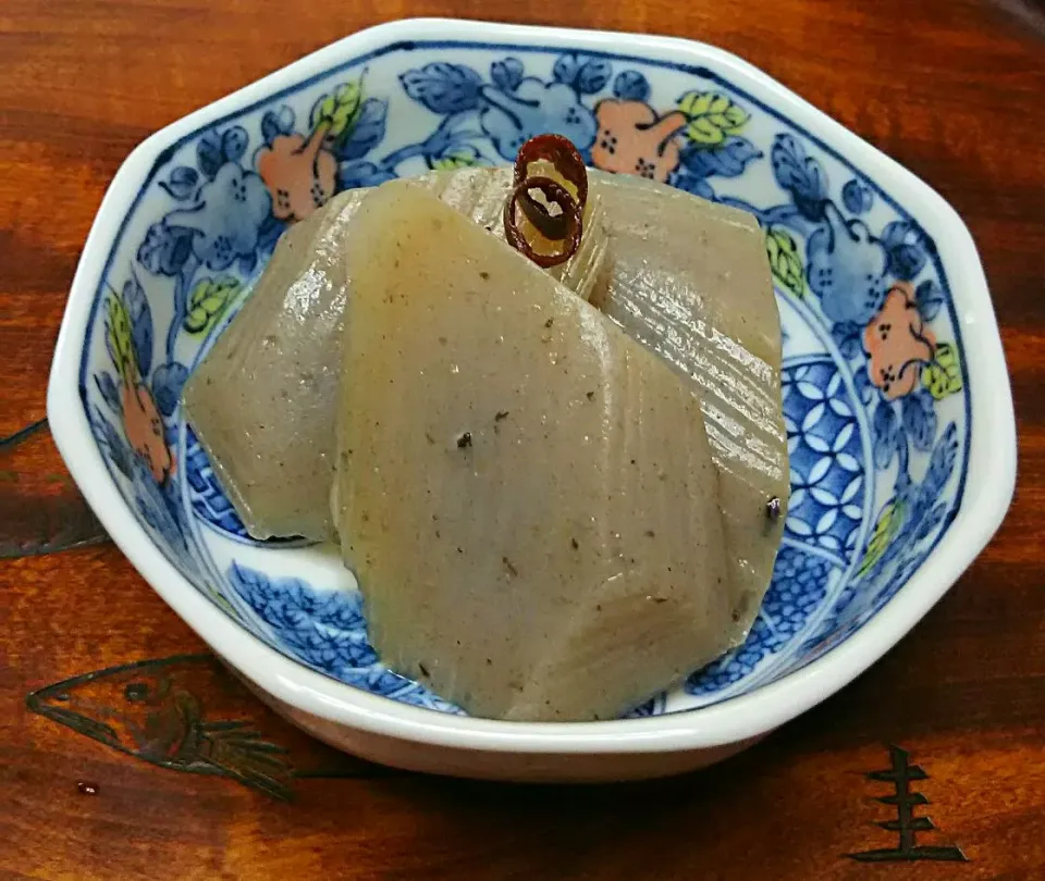 こんにゃく煮|あらいぐまのしっぽさん